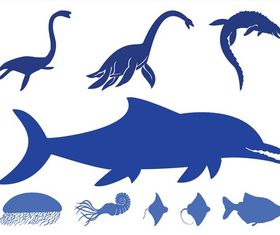 Animals Silhouettes vector