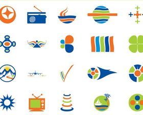 Abstract Logo Template vector