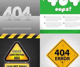 Error Page Backgrounds vector