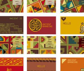 Creative Shiny Business Cards vector