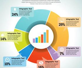 Diagrams Backgrounds 9 vector