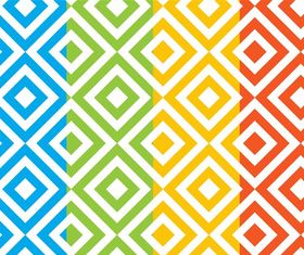 Square Patterns graphic vector set