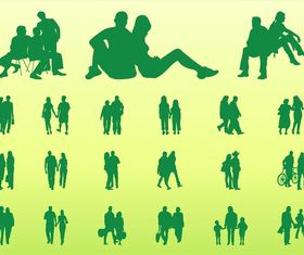 People In Groups Graphics art vector