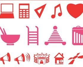 Symbols And Icons vector