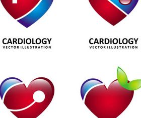 Cardiology Shiny Logo vector