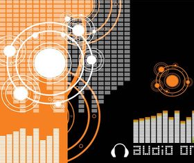 Musical Background Template art vector