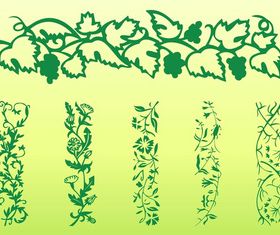 Floral Borders free vector