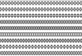 Stylish Ornamental Borders 22 vector