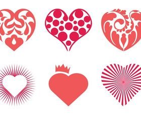 Hearts graphic vector