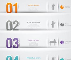 Stylish Step Backgrounds art set vector