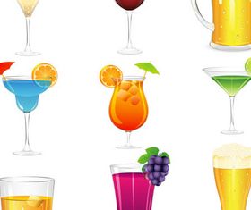 Different Cocktail vector material