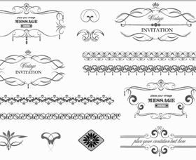 Vintage Design Elements 22 Illustration vector