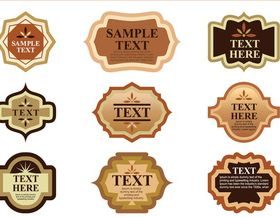 Product Labels art vector