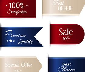 Sale Ribbons graphic vector material