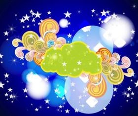 Crazy Colorful Background set vector