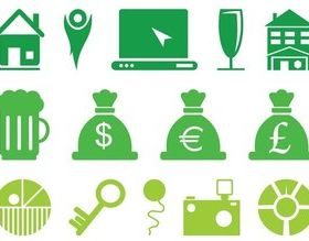 Icons Pack vector graphics