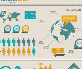 Infographics Elements 32 design vectors