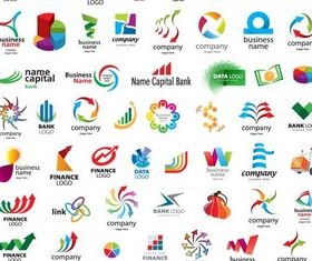 Colorful Business Logo art creative vector