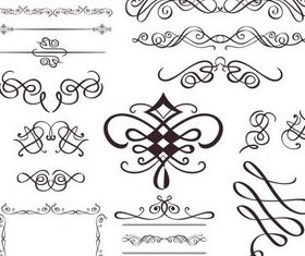 Swirl Vintage Elements free vector