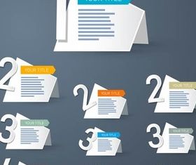 Paper Option Banners art vector graphics