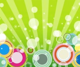 Background With Circles vector graphics