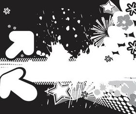 Background With Arrows vector