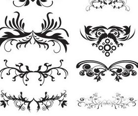 Ornament Borders Elements 5 vector