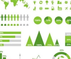 Ecology Infographics Elements art vector