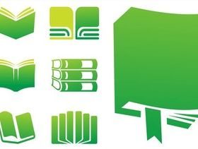Books Icons Graphics vector