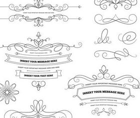 Ornate Swirl Elements 5 vector