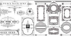 Style Frames graphic vector
