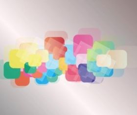 Blurred Squares vector graphics