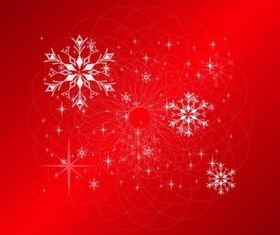 Snowflakes Card vectors material