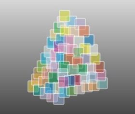 Rounded Squares background vector