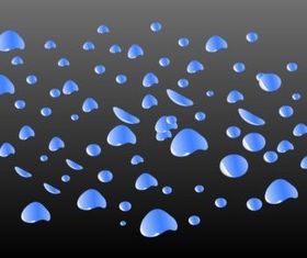 Water Drops vectors material