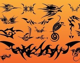 Tribal Tattoo vector graphic