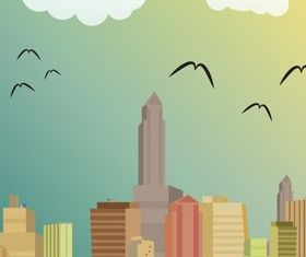 Urban Skyline vectors material