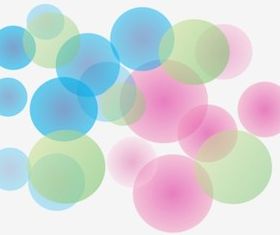 Soft Bubbles background creative vector