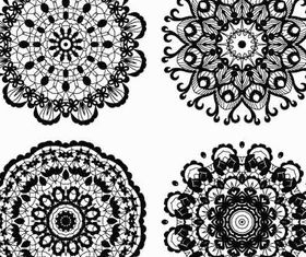 Circle Ornate Elements 5 vectors graphics