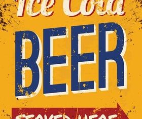 Stylish Beer Backgrounds art vector