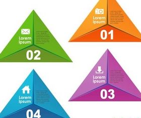 Options Colorful Elements Illustration vector