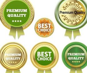 Gold Guarantee Badges art vector