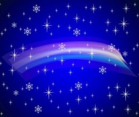 Winter Rainbow vector set