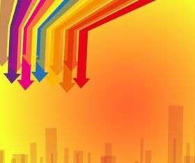 Abstract Arrow Background Illustration vector