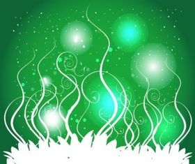 Swirls And Flowers vector graphic