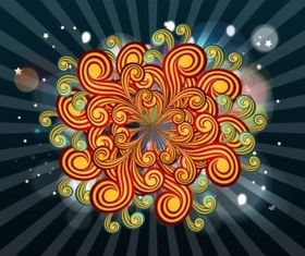 Decorative Swirls Illustration vector