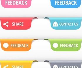 Colorful Free set vector