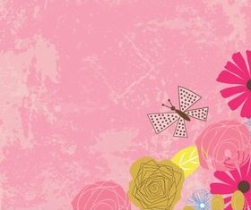 Floral Background Illustration vector