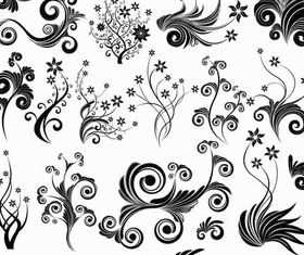 Ornate Floral Elements (Set 19) vector set