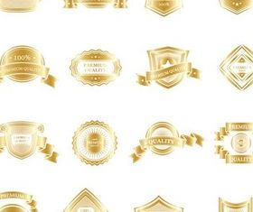 Luxury Golden Labels 2 vector